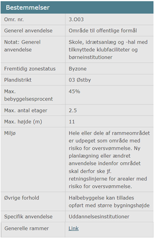Rammebestemmelse